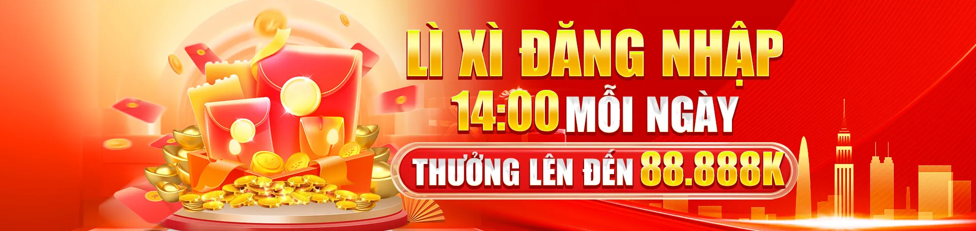 lì xì đăng nhập lần đầu MM88